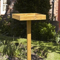 Bird Platform A traditional handcrafted feeding platform, large feeding platform for a variety of seeds.